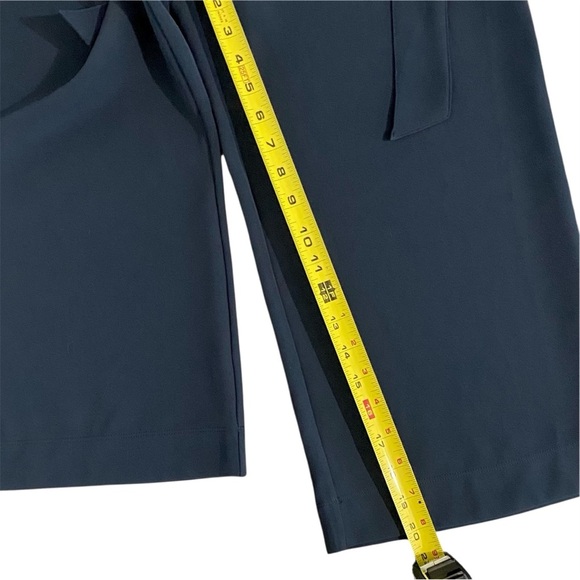 Lululemon Noir Wide Leg Crop Pants Elastic Waist Pull On Office Casual - Picture 7 of 12